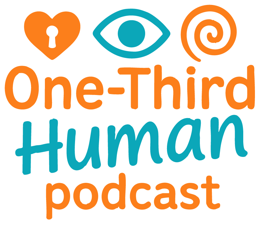 One-Third Human Podcast Logo